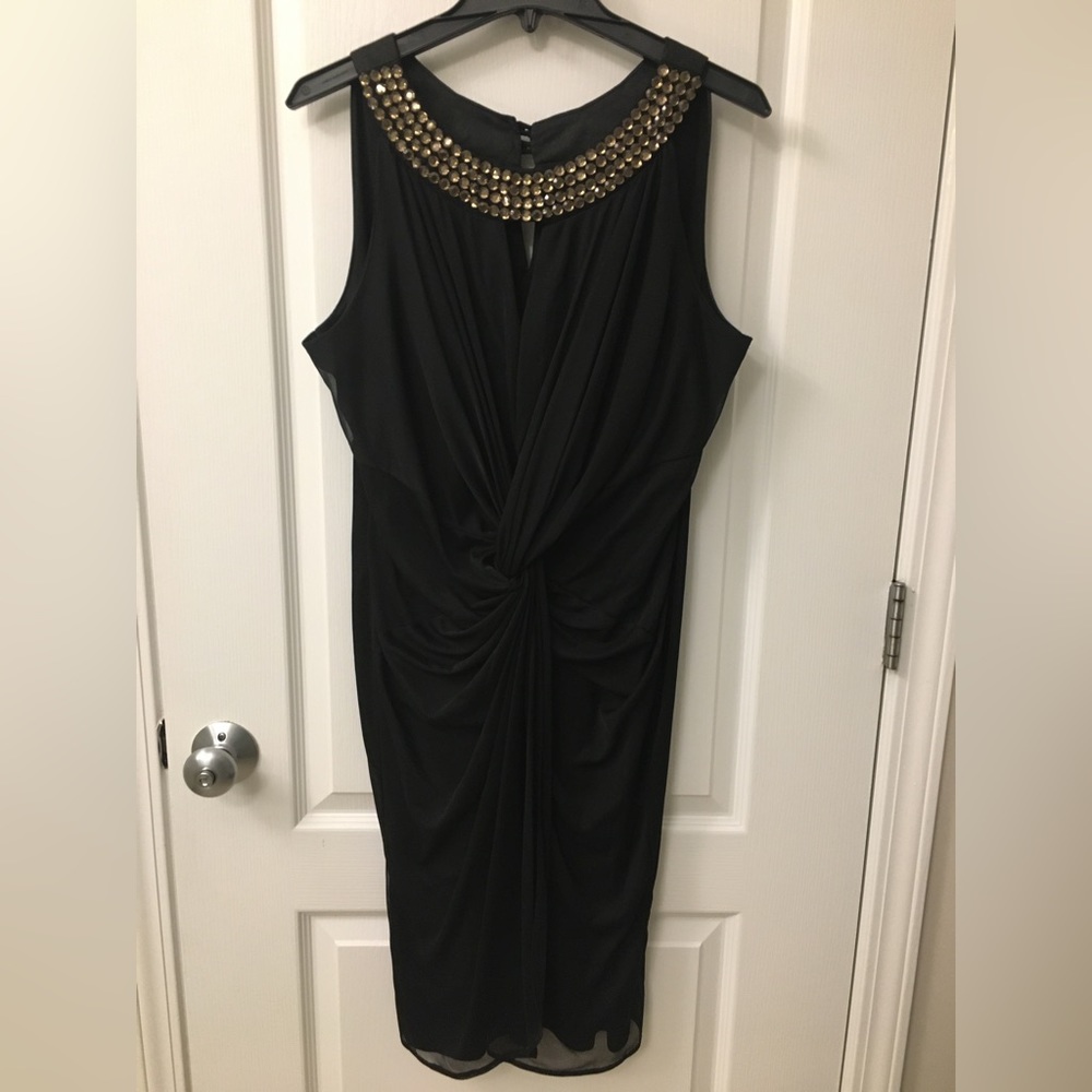 Black Drapery Dress